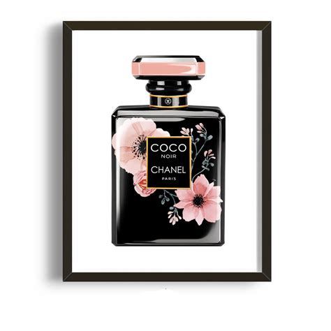 coco chanel bottle print|chanel prints set of 3.